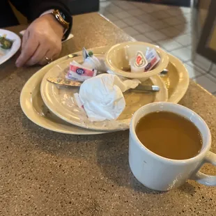 Well this was the numero uno Breakfast on the menu. The eggs were cooked to perfection the biscuits and gravy big portions