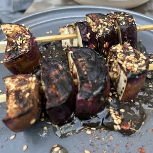 eggplant skewer
