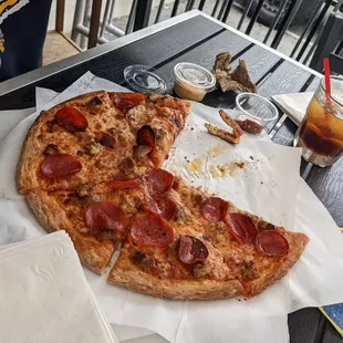 Pepperoni &amp; sausage pizza
