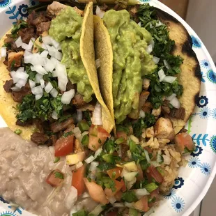 Carne Asada and Chicken Taco with all the trimmings... Thank You Guys again.