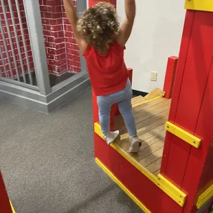 &quot;Community&quot; area - she loved the monkey bars
