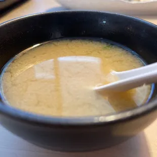 Complimentary Miso soup