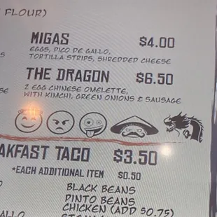 THE DRAGON TACO