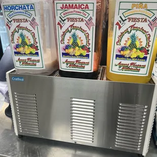 Variety of juices