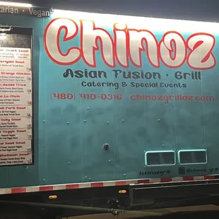 the side of a food truck