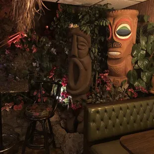 Very cool tiki motif. This is worth the visit.