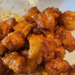 a plate of fried food