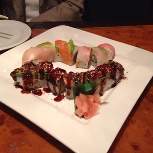 Rainbow &amp; Dragon rolls