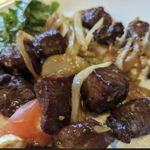 Filet Mignon with black pepper sauce