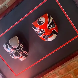  pair of masks on display