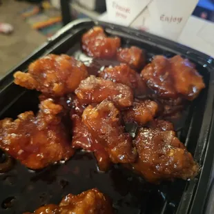 Extra sauce. General Tso