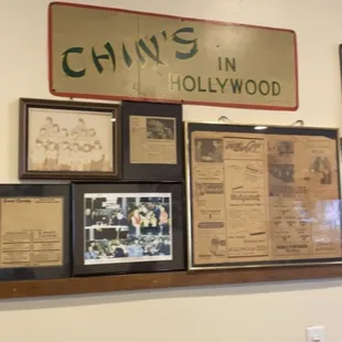 Decor highlighting their long history
