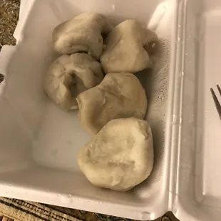 Not so steamed dumplings