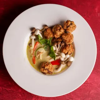 Curry Shroom Balls (Gluten Free, Spicy, Vegan)