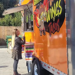 Me being extremely excited to be first in line to order