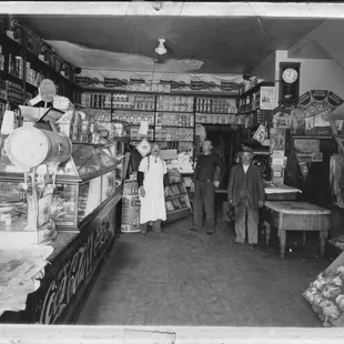 Chirst Chiotras in Chiotras Grocery circa 1940