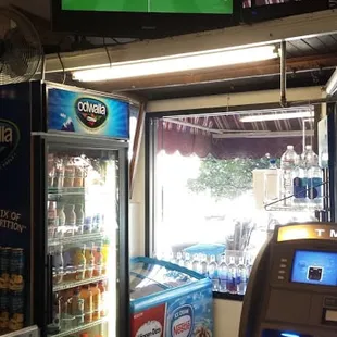 was at Chiotras Grocery at #PotreroHill earlier catching up on results of today&apos;s matches on his television while shopping