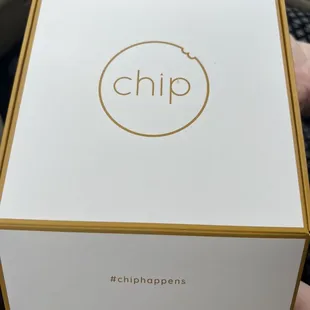 the chip logo on the box