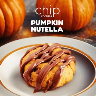 Pumpkin Nutella Chip Cookie