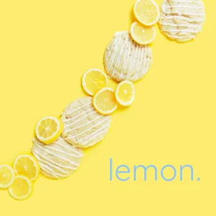 Soft in the middle
Light crisp on top
A zesty lemon drizzle
And a fresh citrus pop!