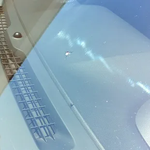 This was crack in windshield before.
