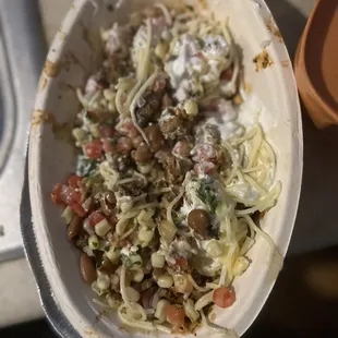 Supposed burrito bowl