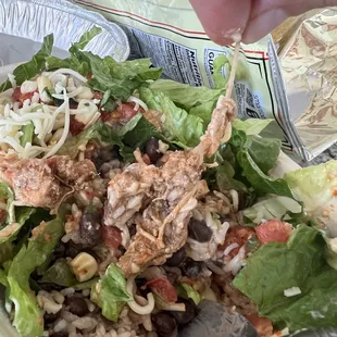 Not usually one to leave negative reviews but this is disgusting there was a huge bone in my chicken