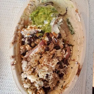 Not what I ordered-  Sour cream covers the bowl when I didn't order it and I'm lactose intolerant.