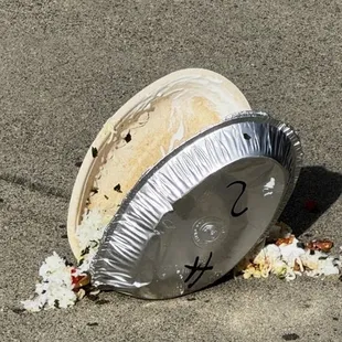 Food placed in a wet bag. Terrible customer service and dirty location!