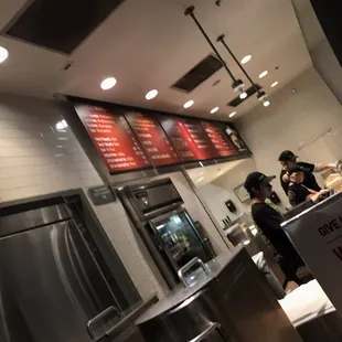 The Burrito assembly line