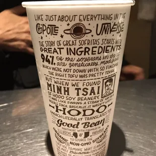 Great information on the cup