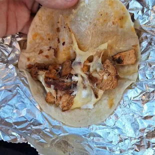 Tiny baby taco from chopotle for $4.50