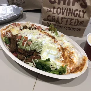 Garlic guajillo steak salad 1-13-23