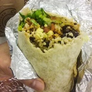 Sofrita burrito - make sure you eat it with a fork or spork.