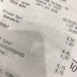 $2 for half a scoop of guac.. get it in a Togo container next time. At least they give you a whole scoop when you get it on the side.