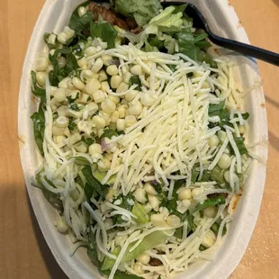 Beef Barbacoa bowl with guacamole