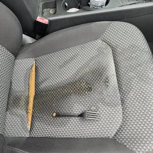 Sauce was all over the place