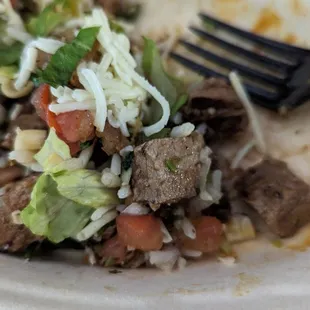 Steak burrito bowl