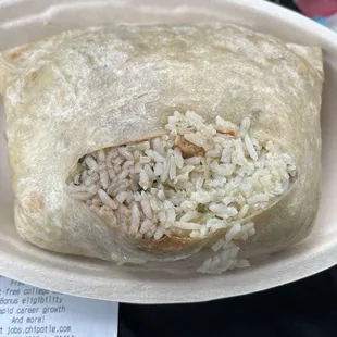 Chicken Burrito
