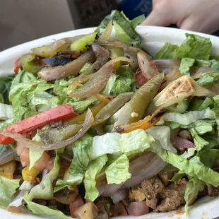 Beef and chicken bowl