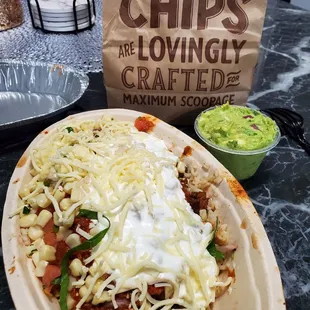 Steak Bowl and Chips &amp; Guac