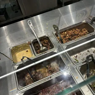 Cold food.