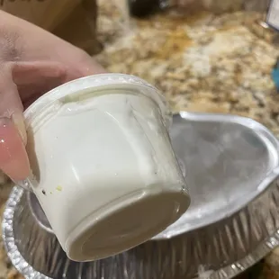 This looked so gross.