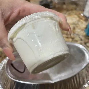 She didn&apos;t even bother wiping it off.