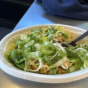 Workers crazy job of a bowl