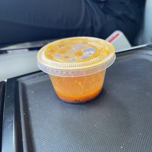How much salad dressing I received!