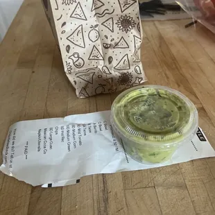 This is large guacamole for 8$