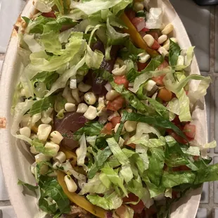 Very little lettuce... which is all I wanted extra of. Like the lettuce goes bad anyway... why are you being stingy with lettuce!!!!