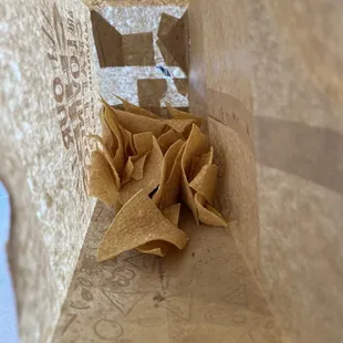 Regular size chip bag - that&apos;s all you get!