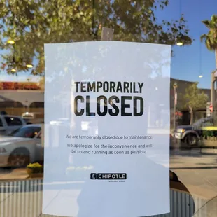 Temporarily Closed due to maintenance (5/14/2023) Mother's Day